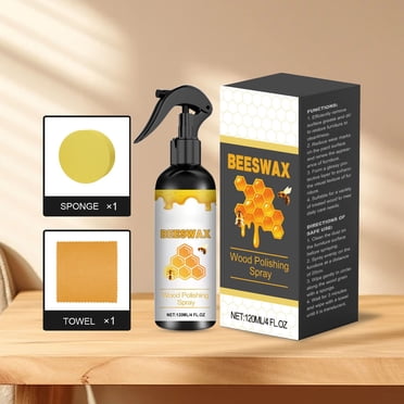 Furniture Care Spray, Wood Polish & Cleaner, 120ml Deep Cleaning Formula, Restores Shine Protects Paint & Varnish, Removes Grease Stains, Matte Finish Enhancer