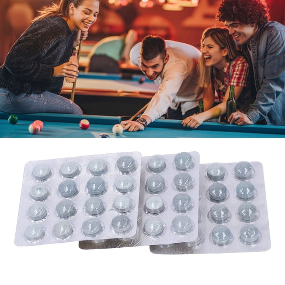 48 Pcs Embouts de Queue de Billard 14 mm, Embouts de Bâton de Piscine de Rechange pour Queue de Billard Snooker avec Élasticité et Friction