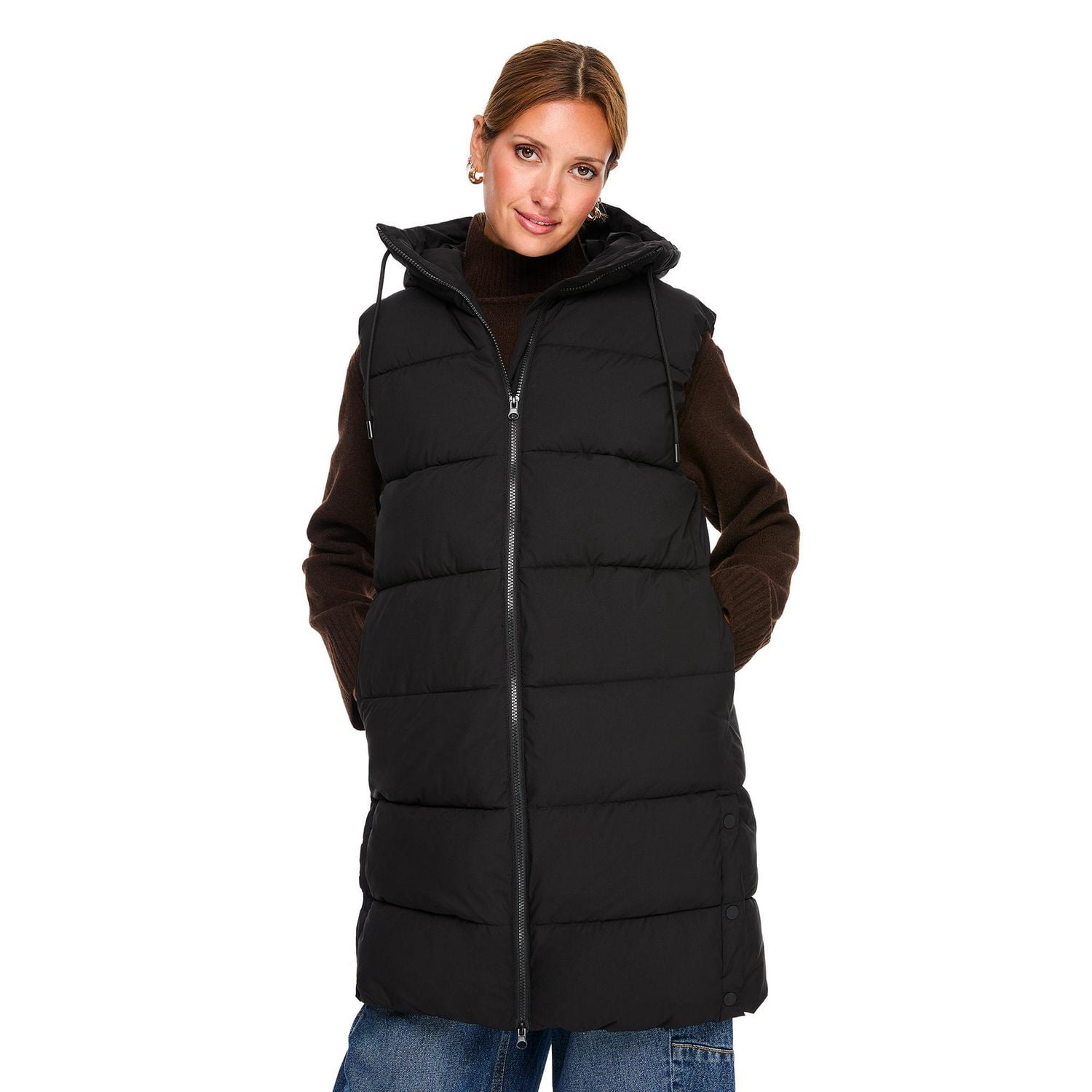 George Women's Long Quilted Vest