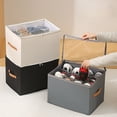 thumbnail image 4 of Hearth & Gear Organisateur de Chaussures Pliable en Tissu Rangement de Chaussures avec Compartiments Étanche et Lavable pour la Maison Organisation et Rangement des Vêtements Rangement Grand Rangement Placard en Tissu avec Tiroir Rabattable Placard, 4 of 5