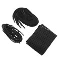 thumbnail image 1 of Kit de Maille de Crosse Pièce de Maille de Crosse Corde Corde de Maille de Crosse Nylon Noir Résistant à l'Usure Pièce de Maille de Crosse Corde Tissée pour Accessoire, 1 of 8