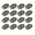thumbnail image 1 of Unique Bargains 1.18' Antique Bronze Hinges Retro Mini Hinge Replacement with Screws 16cs, 1 of 6