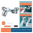thumbnail image 4 of Universal Extension Faucet Splash Spray Head 1080 Degree Rotating Washbasin Tap Splash Aerator Robot Faucet Arm Filter Faucets ,Water Saving, 4 of 7