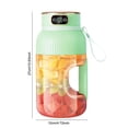 thumbnail image 3 of SuChun Glass Bottle Multifunctional Portable Juicer Cup With Digital Display 2024 New Portable Smoothie Portable USB Rechargeable Juice Cup Green, 3 of 9
