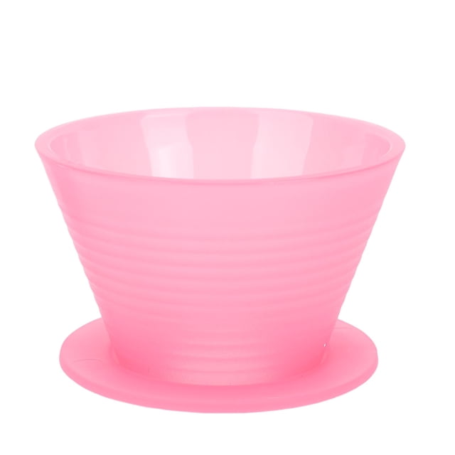Pour Over Coffee Maker, Food Grade Flat Bottom Slow Filter Cone Single Cup Coffee Filter for Home Restaurant Camping