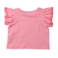 thumbnail image 3 of Toddler Baby Girl Summer Basic Plain Ruffle Sleeve Cotton Tops, 3 of 4