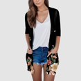 thumbnail image 2 of Long Sleeve Cardigan For Women Fall Open Front Cardigan With Pockets Casual Duster Lightweight Cardigan Sweater, 2 of 4