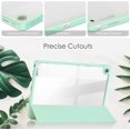 thumbnail image 5 of KOMI Tablet PC Case Case Compatible with Lenovo Tab M10 Plus (Gen 3 2022) 10.6"Tablet Case, TPU Slim Cover Auto Wake/Sleep Smart Case with Clear Transparent Back Shell Back tablet protection Green, 5 of 5