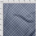 thumbnail image 2 of oneOone Organic Cotton Poplin Twill Fabric Check & Geometric Print Fabric BTY 42 Inch Wide, 2 of 4
