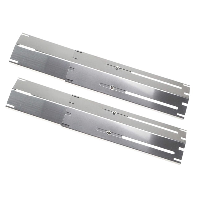 Transemion Bar Heat Plate Replacement Part Made Of Stainless Iron Provides Extended Heat Tent Burner Cover Deflector Silver 2 Pieces 11.75 inch