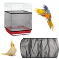 thumbnail image 1 of Oliegs Heated Blanket Mesh Bird Cover Cage Accessories Mesh Cover Large Splash Screen Bird Cover Chocolate, 1 of 5