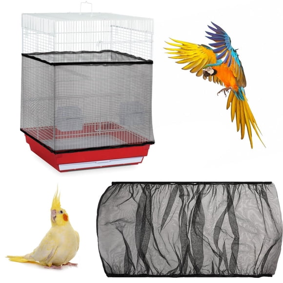 Oliegs Heated Blanket Mesh Bird Cover Cage Accessories Mesh Cover Large Splash Screen Bird Cover Chocolate