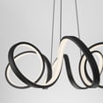 thumbnail image 2 of Artika Suspension Moderne à Ruban Tourbillonnant à DEL, Noir Mat, 2 of 5