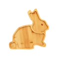 thumbnail image 2 of karymi Rustic Wooden Serving Tray Shaped Like Rabbit and Carrot Multicolor Natural Finish Decorative for Easter Candy Snacks Table Centerpiece 12x12x0.7in Party Favors, 2 of 6