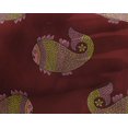 thumbnail image 4 of oneOone Georgette Viscose Fabric Fish Block Print Fabric By The Yard 42 Inch Wide, 4 of 4