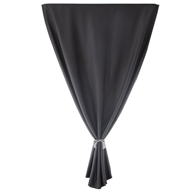 1PC Curtain Aoresac Home Simple Solid Color Blackout Double Sided Velcro Curtain Fabric Home Decoration