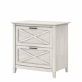 thumbnail image 1 of Bush Furniture Key West 2 Drawer Lateral File Cabinet in Linen White Oak, 1 of 7