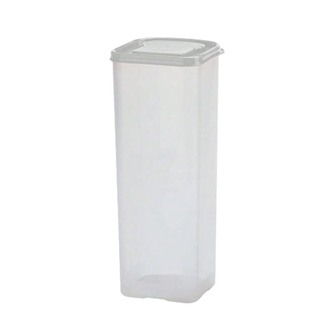Zanvin airtight bread storage container made of clear plastic with a rectangular design and secure lid. This bread box is ideal for storing bread, loaf cakes, and other baked goods while maintaining freshness. Suitable for kitchen organization, food storage, and home decor. Often used for storing other dry food items like crackers or snacks.