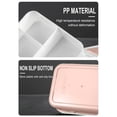 thumbnail image 2 of Dvkptbk Lunch Box Plastic Lunch Box Fresh-Keeping Box Microwave Oven Heating Sealed Thermal Insulation Bento Box Lunch Box with Tableware Camping Essentials, 2 of 2