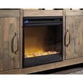 thumbnail image 2 of Bowery Hill Electric LED Glass Stone Fireplace Insert in Black, 2 of 6