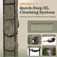 thumbnail image 2 of Muddy Quick Step XL Climbing Steps, Deer Hunting Accessories for Tree Stands, 2 of 7