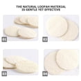 thumbnail image 2 of CNKOO 12pcs Exfoliating Loofah Face Pads Natural Facial Cleansing Sponges For Smooth And Radiant Skin Reusable And Washable Face Scrubbers For Deep Clean And Makeup Removal, 2 of 7