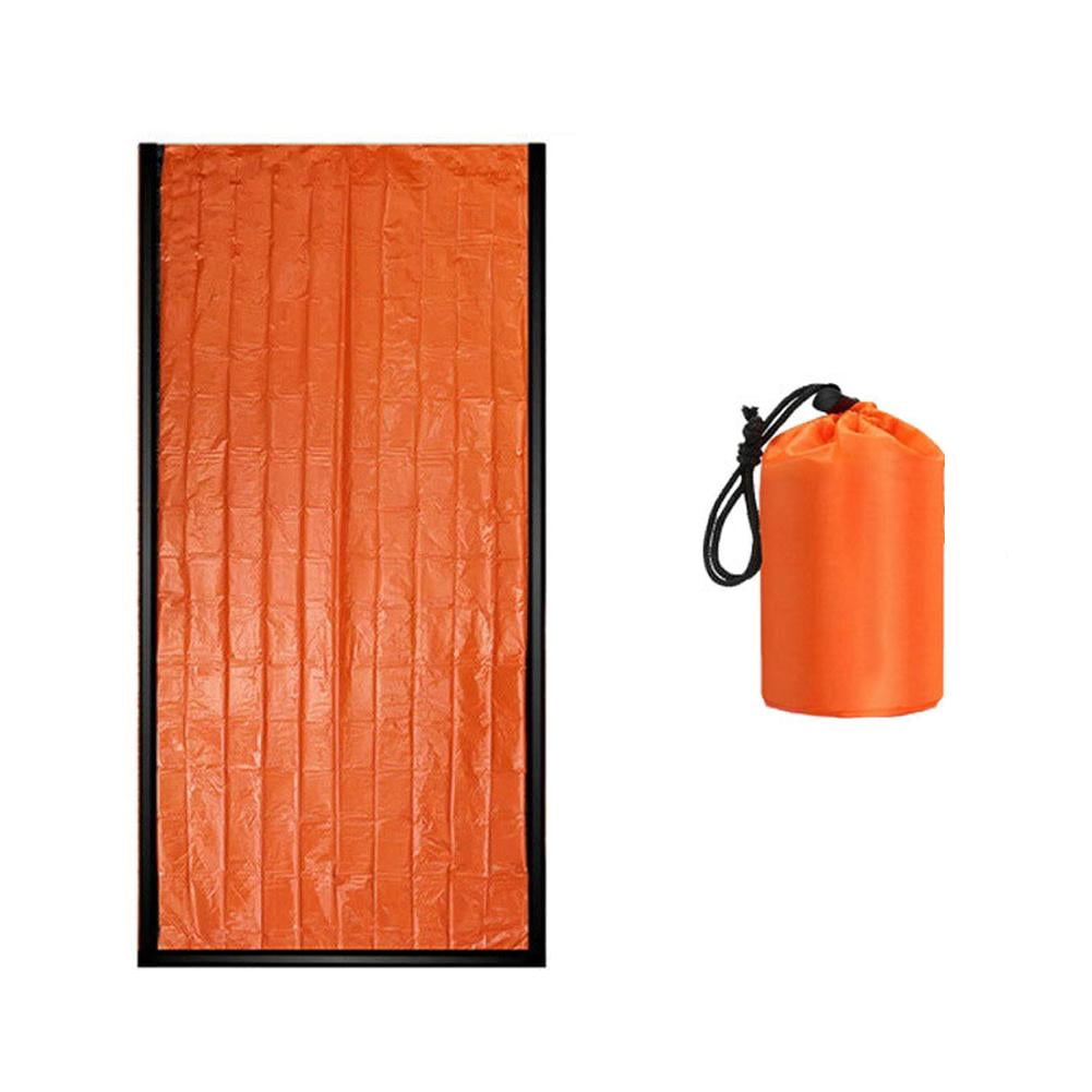 Outdoor Emergency Sleeping Bag With Whistle Hiking Waterproof Keep Warm Hiking Camping Multifunctional Sleeping Bags Q2Z7