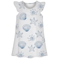thumbnail image 3 of Chemise de Nuit pour Filles pour Tout-Petits, Imprimé Monde Océan, Col Rond, Sans Manches, Robe de Sommeil Confortable, Tenue d'Intérieur pour le Printemps et l'Été, Enfants, 3 of 3