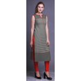 thumbnail image 3 of Bimba Tuniques Droites pour Femmes Imprimées Sans Manches Kurti Décontractée Robe Grande, 3 of 5