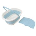 thumbnail image 3 of Foot Bath, Collapsible Sturdy Plastic Foot Soak Tub, Easy To Store Multifunction Foot Soaking Tub With Handle For Soaking Feet, Relaxation And , Home  Treatment, 3 of 8
