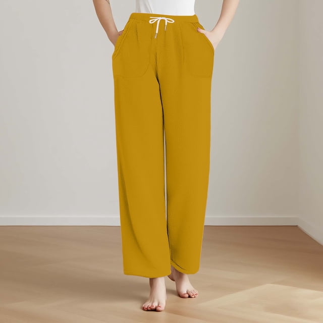 Pisexur Pantalon de Pyjama pour Femmes Doux Confortable Bas de Détente et de Nuit pour Femmes Multicolore,2TG