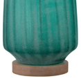 thumbnail image 4 of Benzara BM241128 Table Lamp with Frosted Glass Body & Fabric Shade, Green, 4 of 5