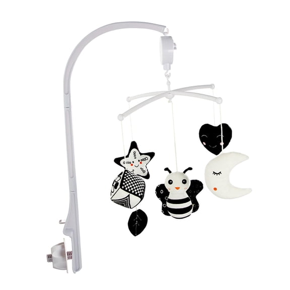 Hochet et Clochette Sensoriels Mobiles pour Berceau de Bébé pour Nouveau-Nées Filles