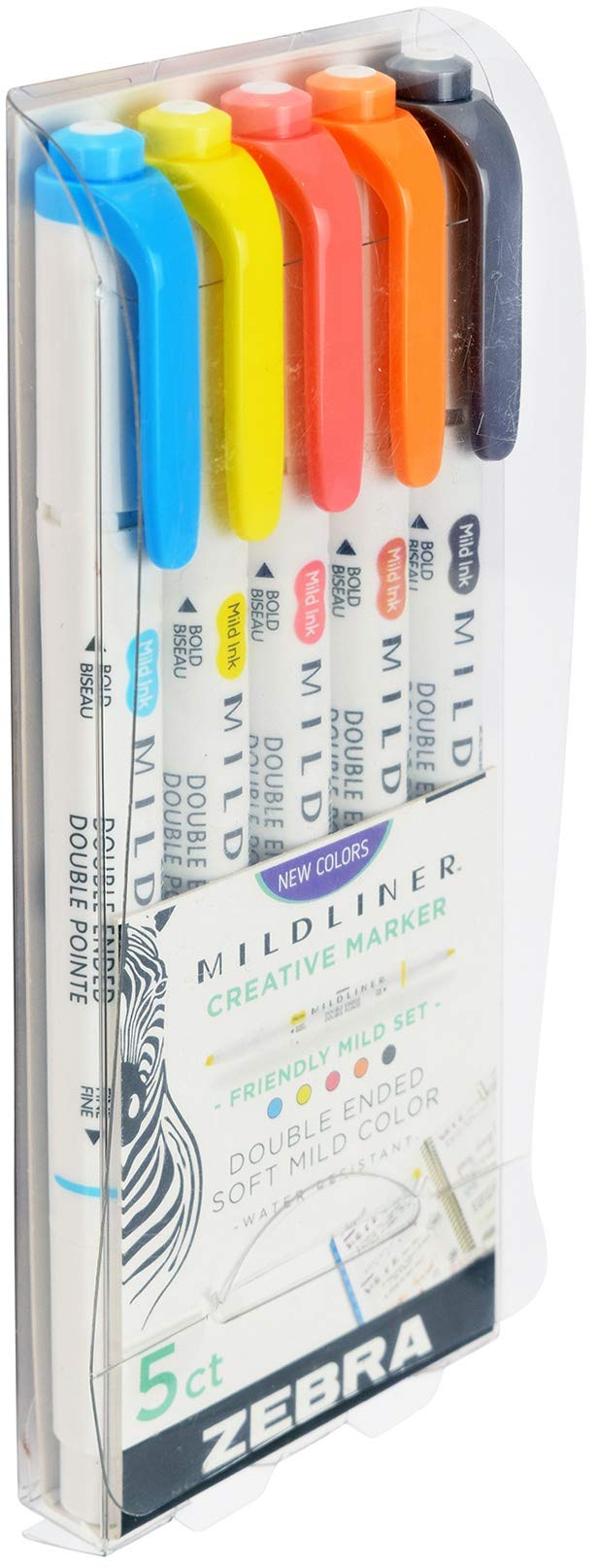 Mildliner 5 Colour Set Refresh