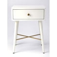 thumbnail image 3 of Butler Specialty Delridge End Table In White And Gold, 3 of 7
