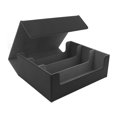 thumbnail image 2 of 1800+ Trading Card Storage Box with Dividers, 3 Rows PU Leather Magnetic Closure Card Deck Case Large Capacity Trading Card Organizer for Baseball Football Sports Cards, 2 of 7