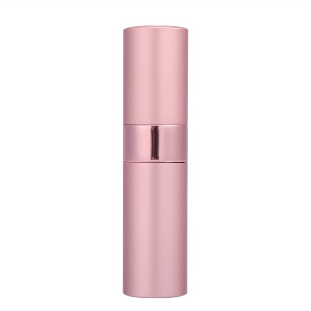 8ml Portable Mini Aluminium Verre Parfum Bouteille Parfum Atomiseur Voyage Cosmétique Outil Rose