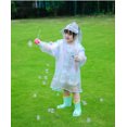 thumbnail image 4 of Imperméable Réutilisable Plus Épais Poncho de Pluie Veste Imperméable pour Enfants Garçon Fille, Frog, TG, 4 of 6