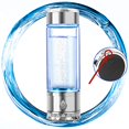 thumbnail image 1 of N.P Hydrogen Water Bottle Generator With Dual Chamber,Pem And Spe Technology,Up To 1700Ppb,Portable Hydrogen Water Maker,Hydrogen Water Machine,New Technology Glass (A), 1 of 1