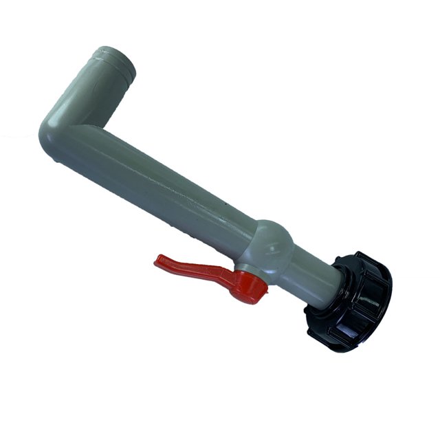 relayinert IBC Container Plastic Faucets Reservoir on/off Control Connectors Fittings Barrels Accessory Replacing Parts 90° Long 32mm 1 Pc