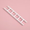 thumbnail image 2 of Miangastore Échelle Miniature en Bois Massif Modèle d'Escalier Accessoire DIY (Blanc), 2 of 8