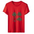 thumbnail image 1 of QIPOPIQ T-Shirts à Manches Courtes pour Femmes à Col Rond T-Shirts de la Saint-Patrick Tunique Shamrock T-Shirt T-Shirt Vert T-Shirts de la Saint-Patrick Hauts T-Shirt T-Shirts de Fête T-Shirts Graphiques Aubaines, 1 of 2