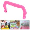 thumbnail image 2 of KAKOWELY handle 12 Pcs Plastic Detachable Cage Handles For Pet Carriers Rabbit Crates Detachable Handles Easy To Install Small Animal Cages Handles4.33"X2.36"X0.12", 2 of 5