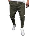 thumbnail image 1 of Mens Summer New Style Fashion Overalls Casual Pure Colour Comfortable Eight-Color Pants, 1 of 6