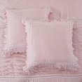 thumbnail image 2 of Antonella Ensemble de Couette Plissée 8 Pcs (Grand, Mauve), 2 of 5