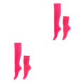 thumbnail image 3 of mmirethe 2piece Embrace Active Lifestyle With Polyester Made Slouch Socks Breathable Rosy Red 2Set, 3 of 6
