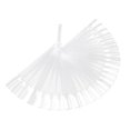thumbnail image 1 of TISHITA 5-6pack 32pcs Fan Shape Nail Art Tips Display Polish Board Practice Stick 6 Pcs, 1 of 8