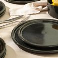 thumbnail image 4 of Stone Lain 12 Piece Modern Stoneware Dinnerware Set Plates, Bowls, Charcoal Grey, 4 of 7