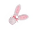 thumbnail image 2 of yingyy 3Pcs Bunny Costume Set Rabbit Ear Headband for asquerade Party Favors Light Pink M, 2 of 6