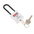 thumbnail image 4 of Baohd PL38-KD 38 mm PVC Curved Safety Lockout Padlock White, 4 of 8